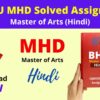 IGNOU MHD Solved Assignment