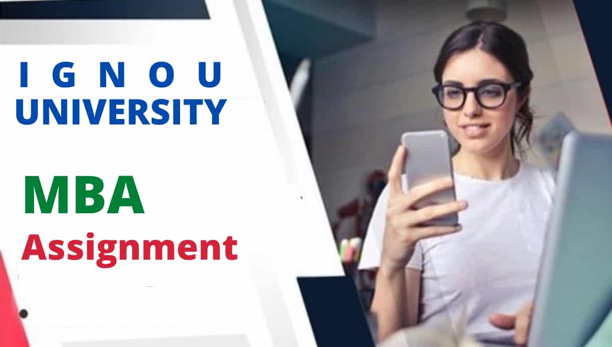 IGNOU MBA Assignment