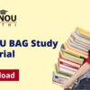 IGNOU BAG Study Material
