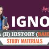 IGNOU BAHIH Study Material