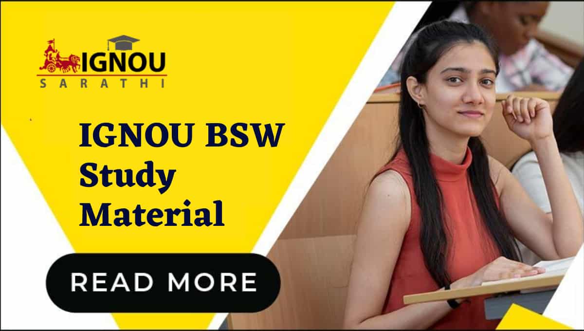 IGNOU BSW Study Material