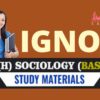 IGNOU BASOH Study Material