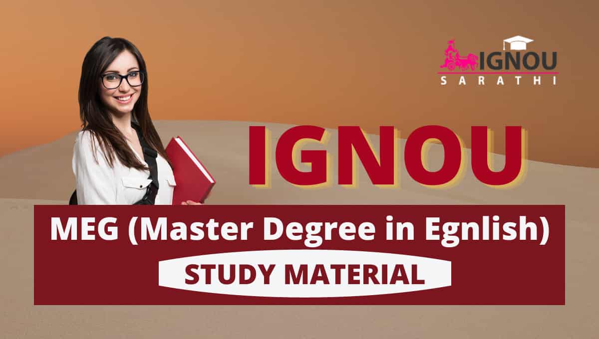 IGNOU MEG Study Material 2023 in English Download Pdf