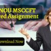 IGNOU MSCCFT Solved Assignment
