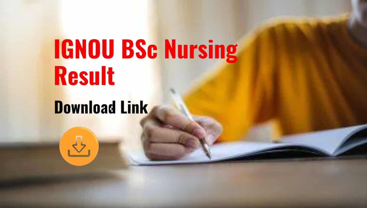IGNOU BSc Nursing Result 2023 Released