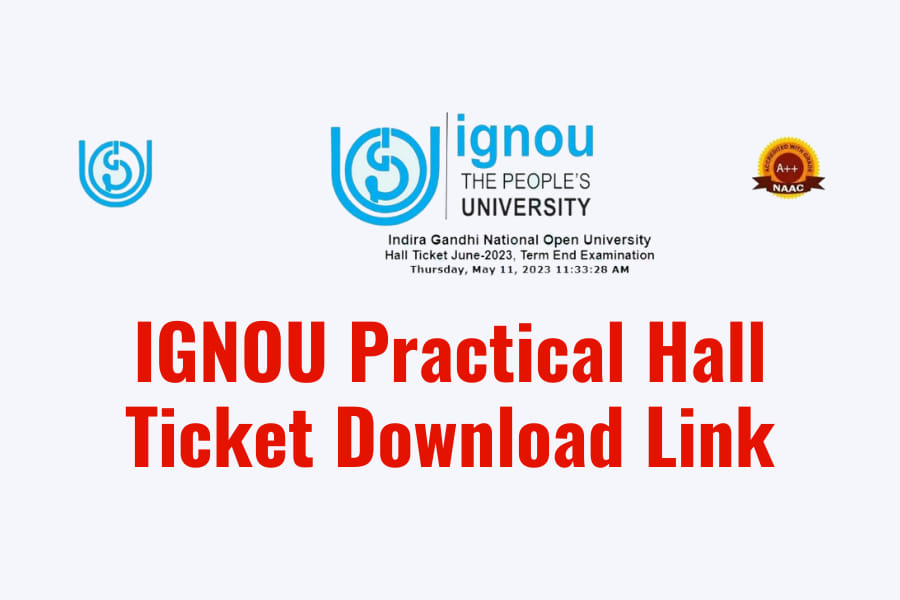 IGNOU Practical Hall Ticket